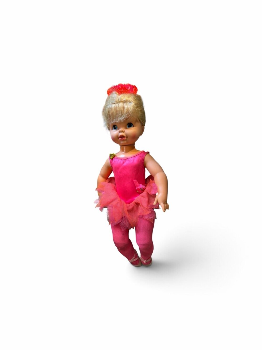Vintage Ballerina Doll Pink Tutu Tights